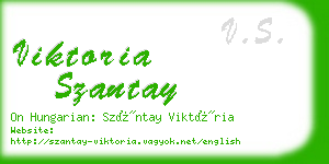 viktoria szantay business card